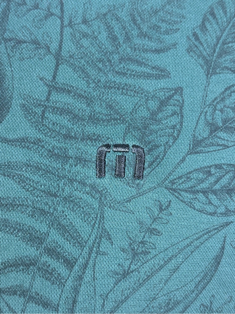 TravisMathew Men’s Pima Cotton Blend Botanical Golf Polo Green M - Picture 4 of 9